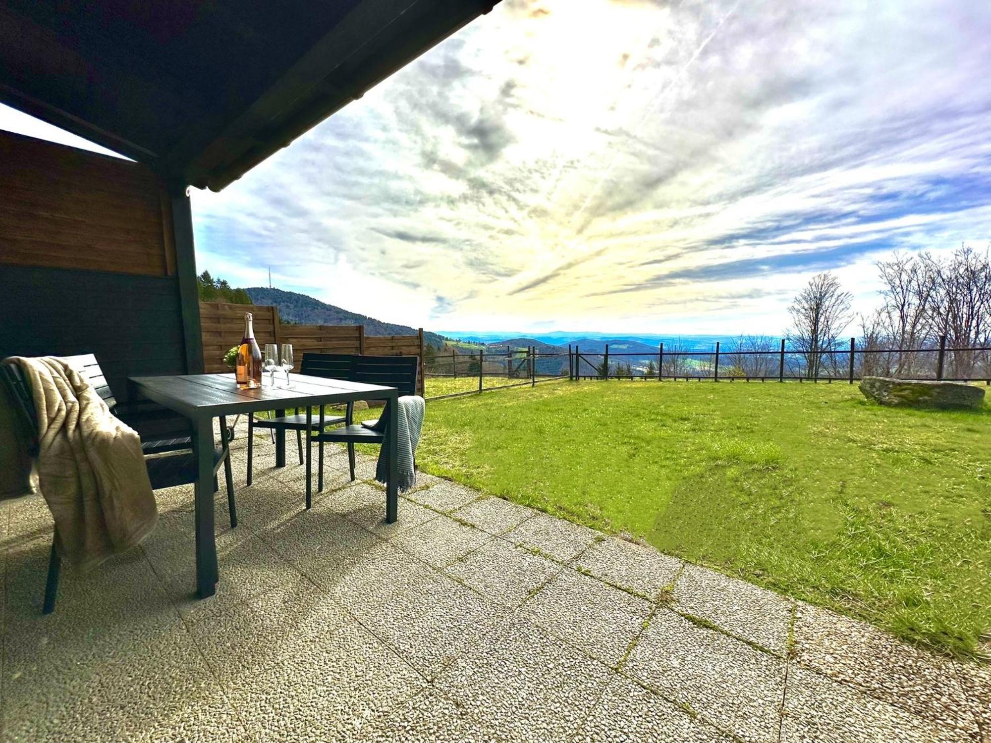 Gemuetliches Alpenblick Berg-Bungalow + Grosser Garten + Netflix! Schöfweg エクステリア 写真